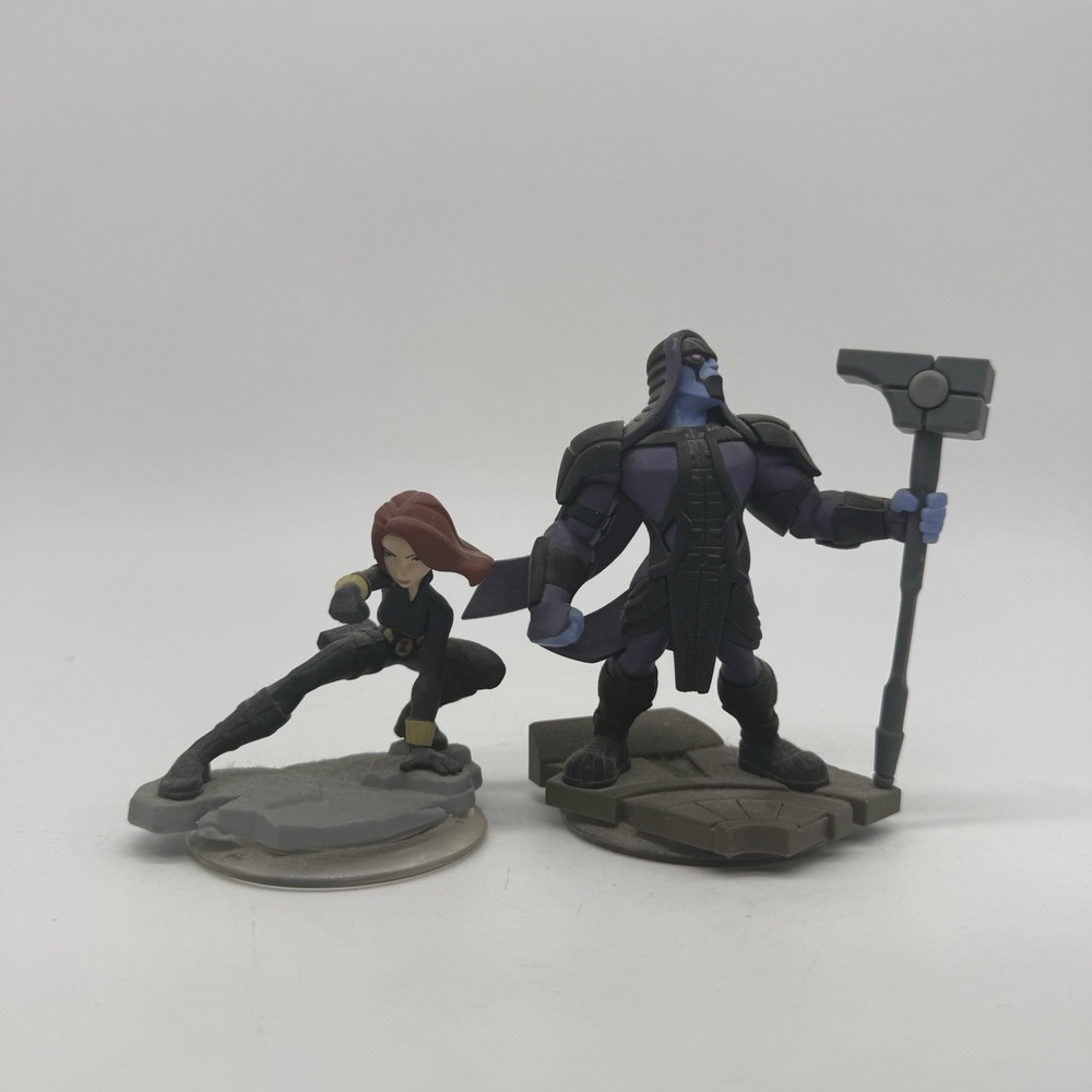 Disney Infinity Marvel Avengers Black Widow Ronan Video Game Accessories Figures